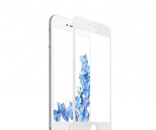 Защитное стекло Baseus 3D Silk Screen для iPhone 7 Plus White